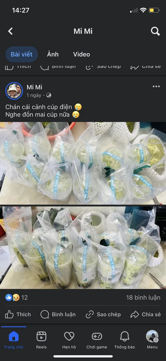 Tin nhắn học viên chia sẻ kết quả sau khóa học online