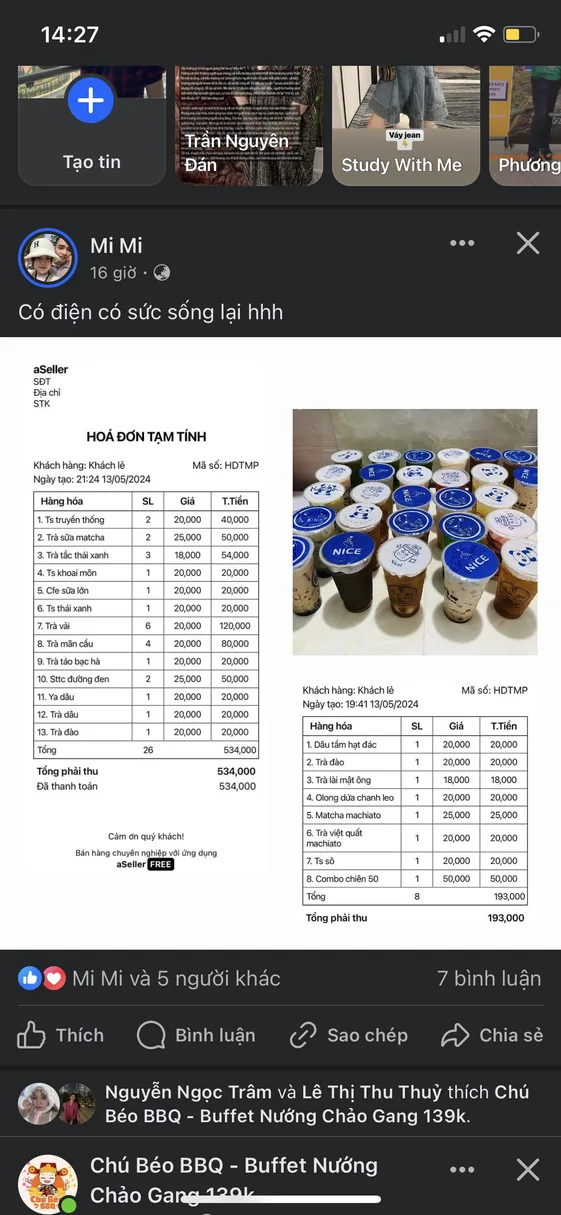 Tin nhắn học viên hỏi đáp với trợ giảng trong quá trình học